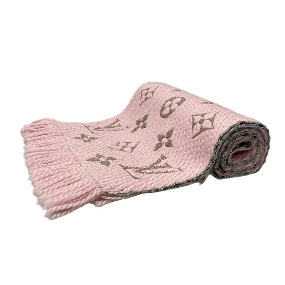 LOUIS VUITTON Eschar Progo Mania Shine Rose Ballerine - Scarf 407-080725 - Picture 1 of 7
